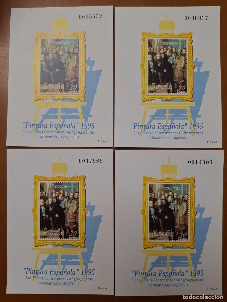 Sellos: SUPER Oferta 4 Pruebas de lujo N&ordm; 36 a&ntilde;o 1995 valor de catalogo 60&euro;