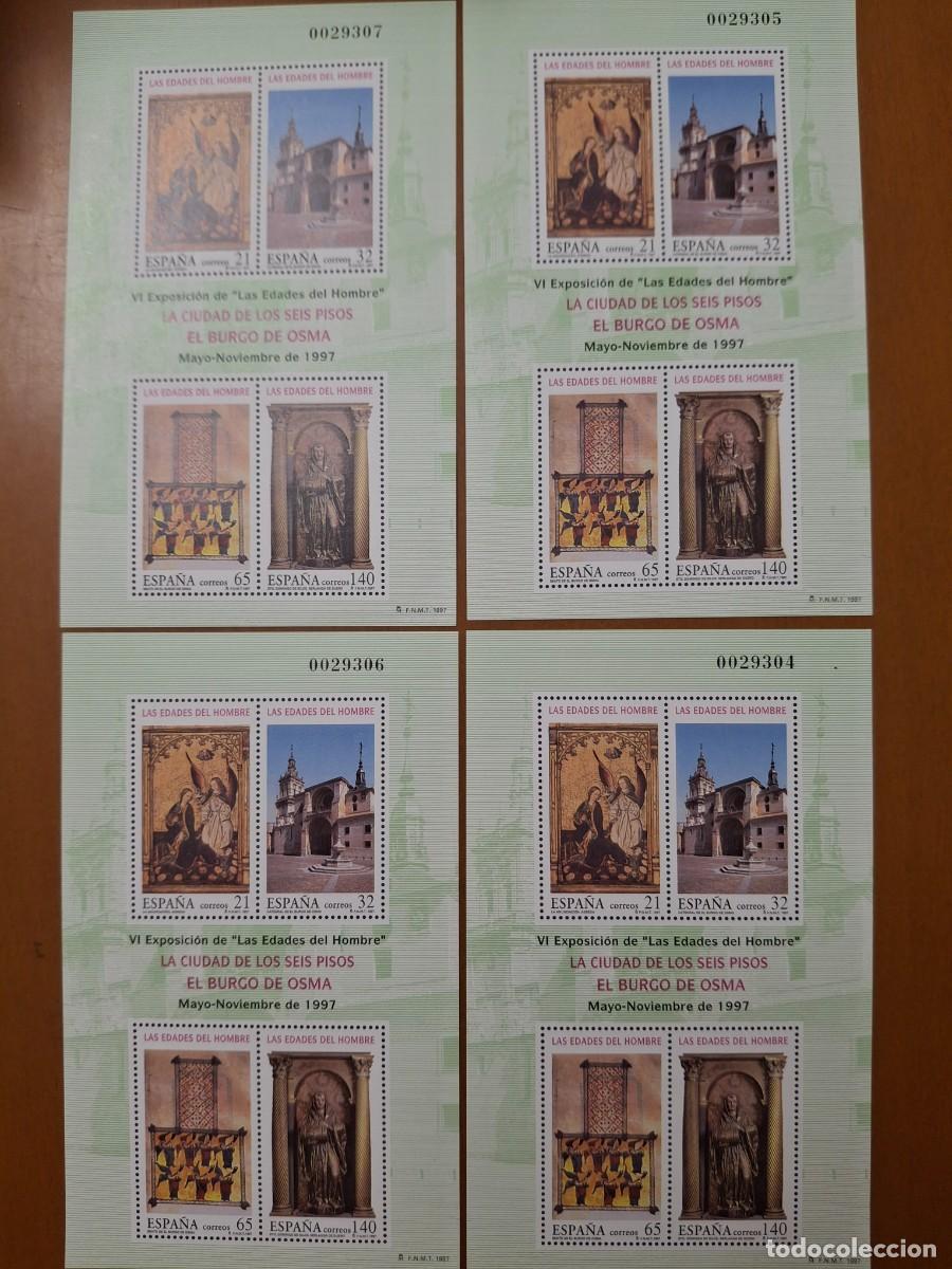 Sellos: SUPER Oferta 4 Pruebas de lujo N&ordm; 63 a&ntilde;o 1997 valor de catalogo 48&euro;