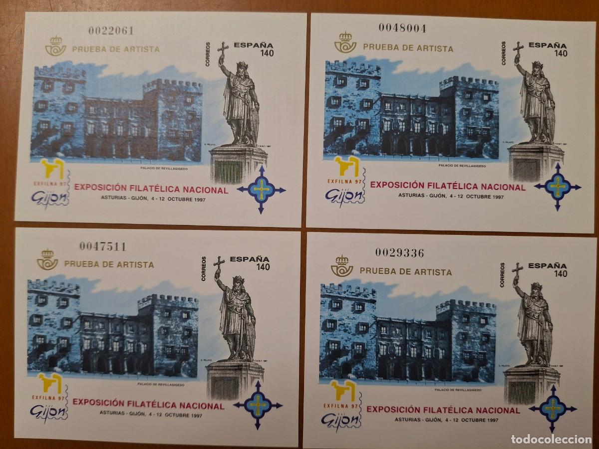 Sellos: SUPER Oferta 4 Pruebas de lujo N&ordm; 64 a&ntilde;o 1997 valor de catalogo 48&euro;