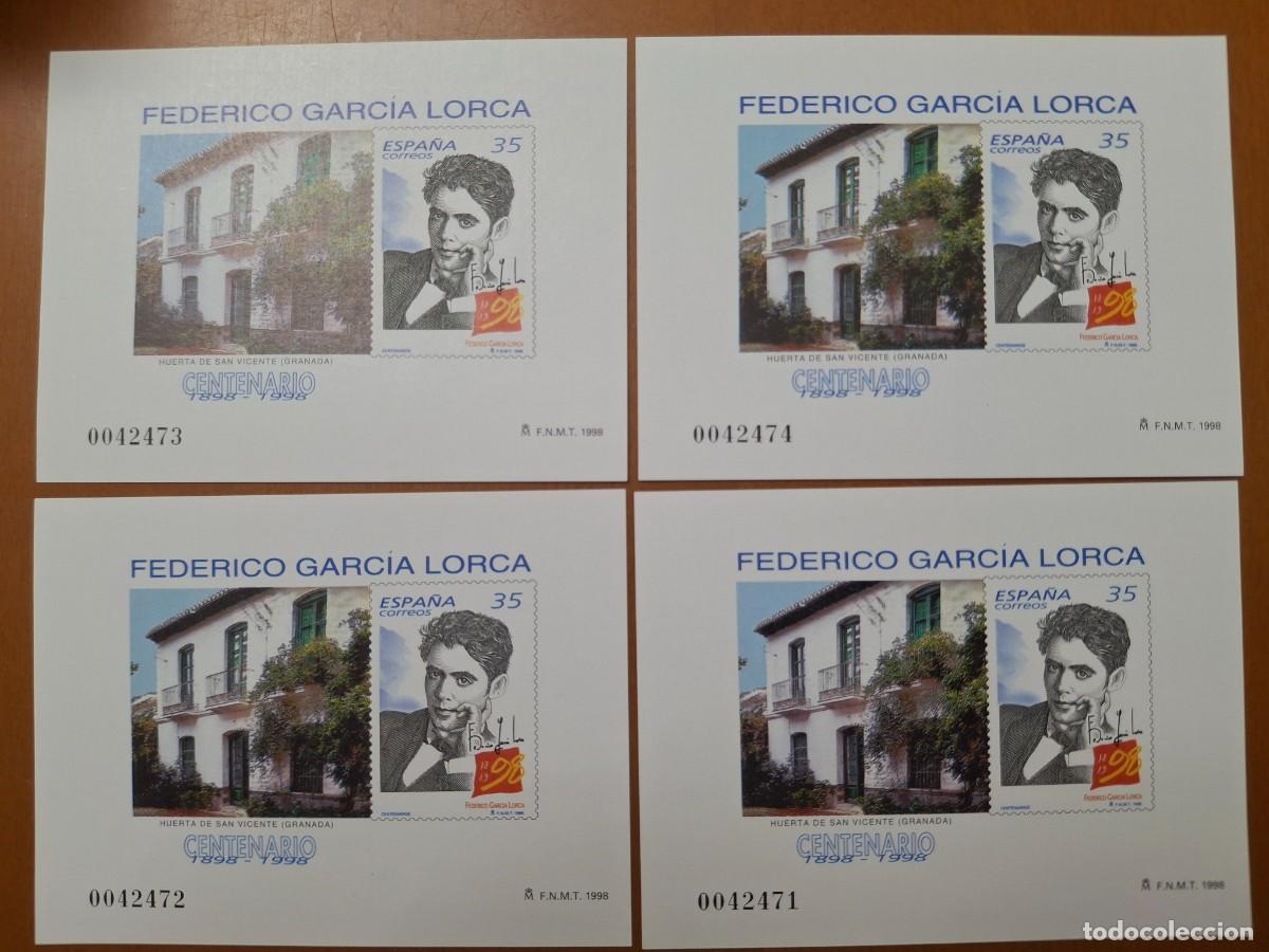 Sellos: SUPER Oferta 4 Pruebas de lujo N&ordm; 65 a&ntilde;o 1998 valor de catalogo 48&euro;