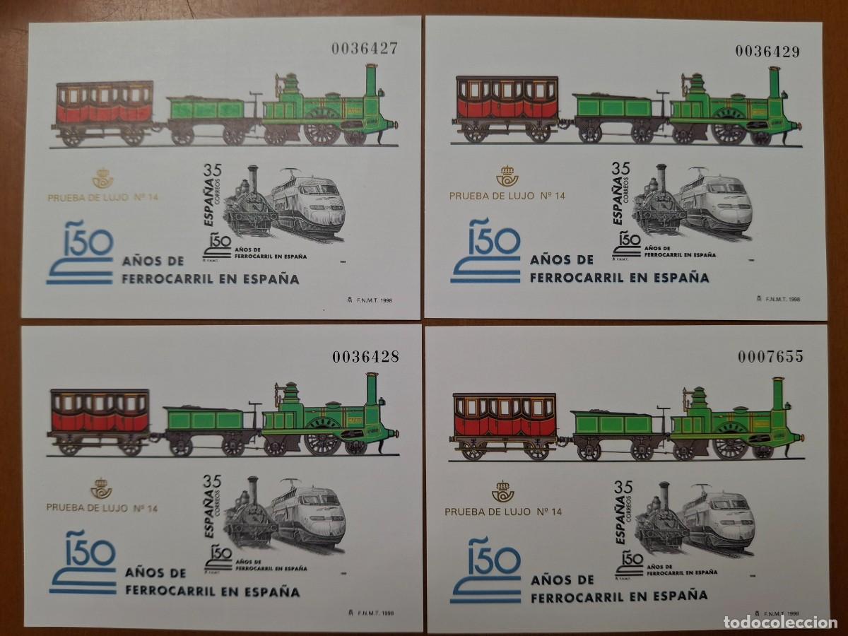 Sellos: SUPER Oferta 4 Pruebas de lujo N&ordm; 67 a&ntilde;o 1998 valor de catalogo 48&euro;