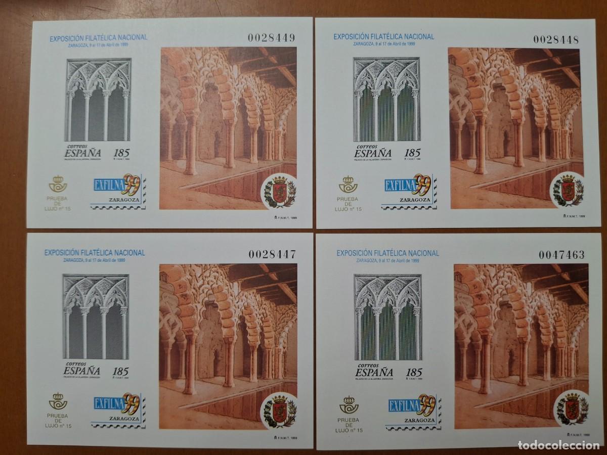 Sellos: SUPER Oferta 4 Pruebas de lujo N&ordm; 68 a&ntilde;o 1999 valor de catalogo 48&euro;