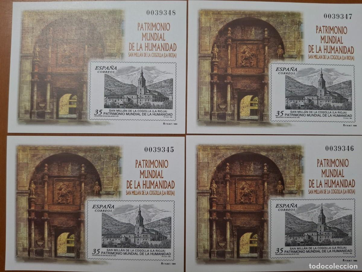 Sellos: SUPER Oferta 4 Pruebas de lujo N&ordm; 70 a&ntilde;o 1999 valor de catalogo 48&euro;