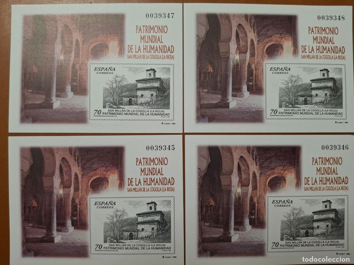 Sellos: SUPER Oferta 4 Pruebas de lujo N&ordm; 71 a&ntilde;o 1999 valor de catalogo 48&euro;