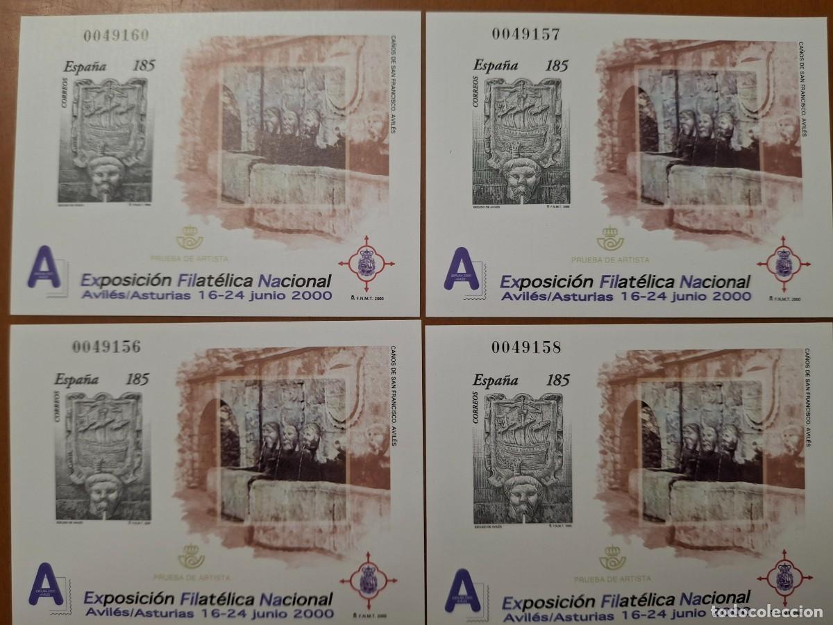 Sellos: SUPER Oferta 4 Pruebas de lujo N&ordm; 72 a&ntilde;o 2000 valor de catalogo 48&euro;
