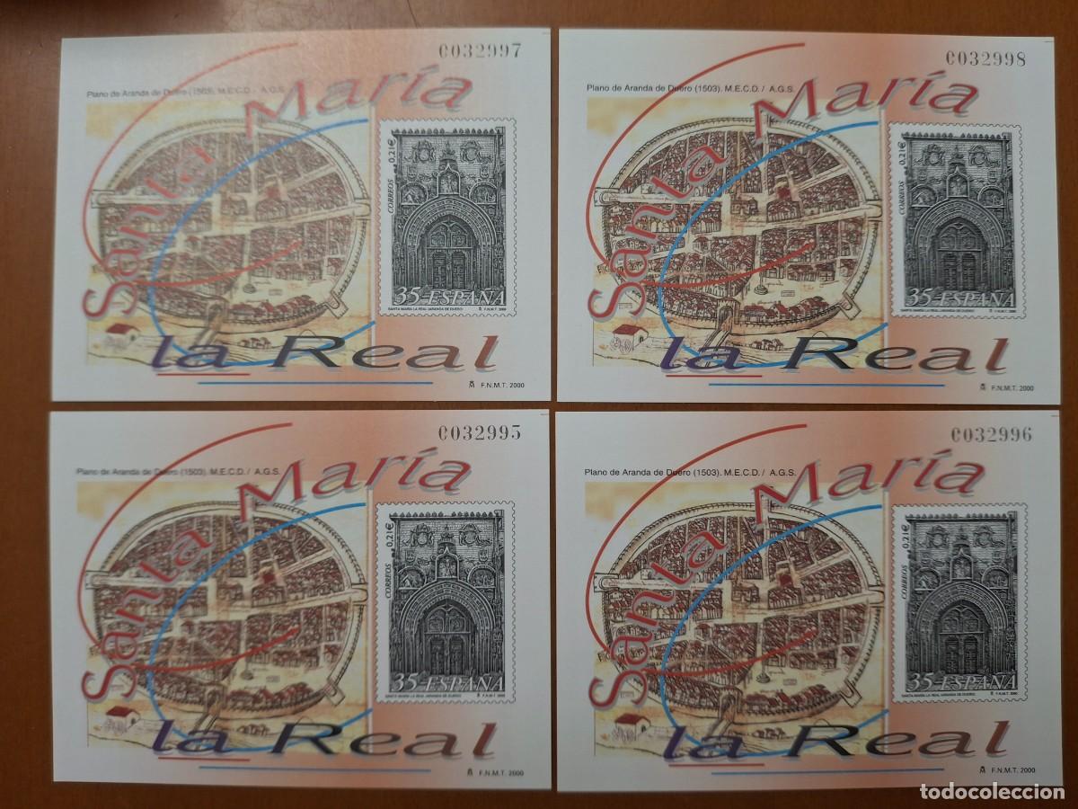 Sellos: SUPER Oferta 4 Pruebas de lujo N&ordm; 73 a&ntilde;o 2000 valor de catalogo 48&euro;