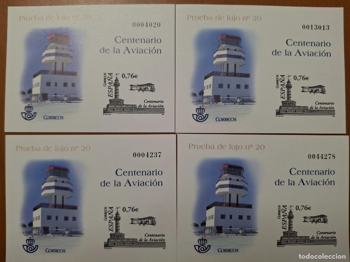Sellos: SUPER Oferta 4 Pruebas de lujo N&ordm; 82 a&ntilde;o 2003 valor de catalogo 48&euro;