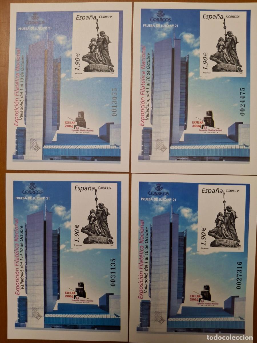 Sellos: SUPER Oferta 4 Pruebas de lujo N&ordm; 84 a&ntilde;o 2004 valor de catalogo 48&euro;