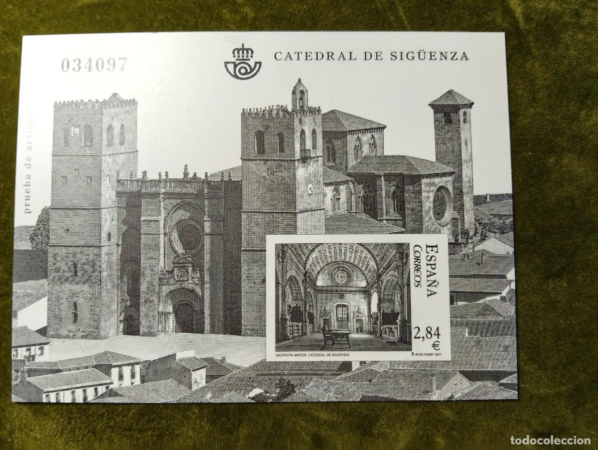 Sellos: CORREOS ESPA&Ntilde;A - PRUEBA DE ARTISTA CATEDRAL DE SIG&Uuml;ENZA