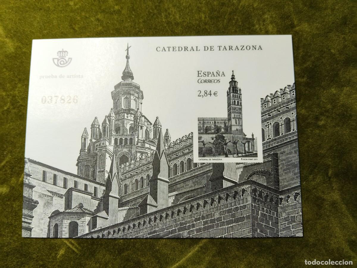 Sellos: CORREOS ESPA&Ntilde;A - PRUEBA DE ARTISTA CATEDRAL DE TARAZONA