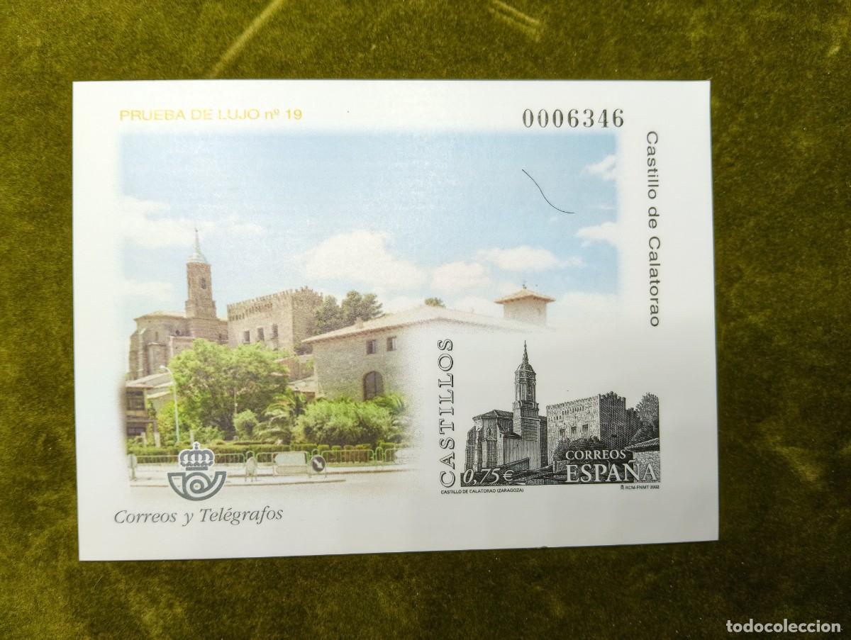 Sellos: CORREOS ESPA&Ntilde;A - PRUEBA DE LUJO CASTILLO DE CALATORAO - N&ordm; 19