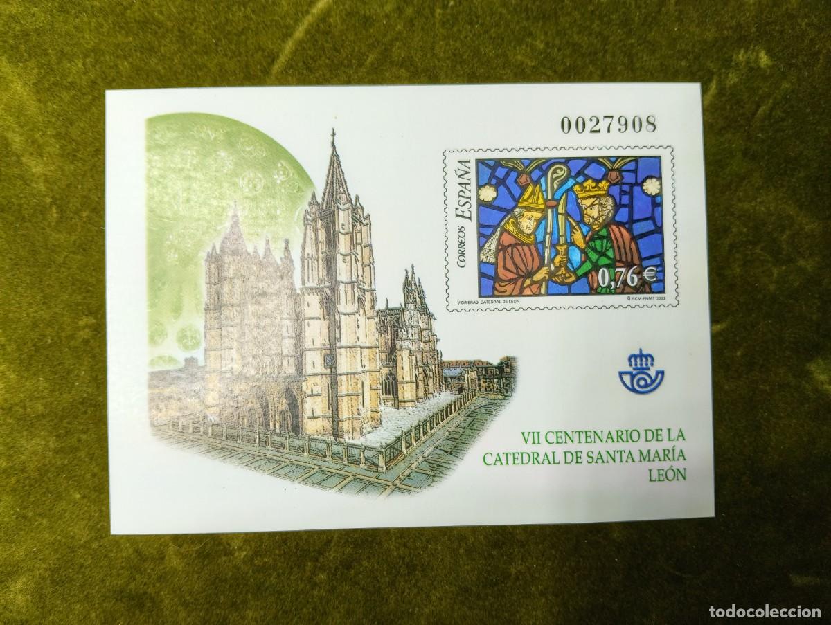 Sellos: CORREOS ESPA&Ntilde;A - PRUEBA DE ARTISTA VII CENTENARIO CATEDRAL DE SANTA MARIA . LEON