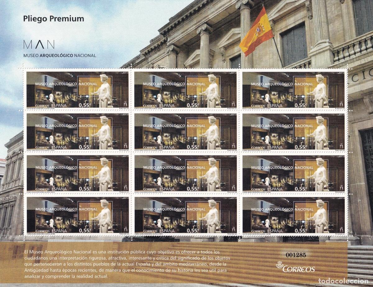 Sellos: CRS0962 SELLOS ESPA&Ntilde;A Pliego PREMIUM n&ordm; 16 Museo Arqueol&oacute;gico A&ntilde;o 2015