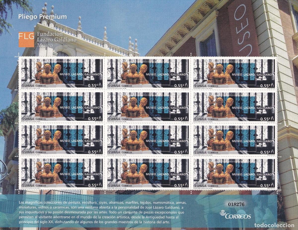 Sellos: CRS0964 SELLOS ESPA&Ntilde;A Pliego PREMIUM n&ordm; 18 F. Lazaro Galdeano A&ntilde;o 2015