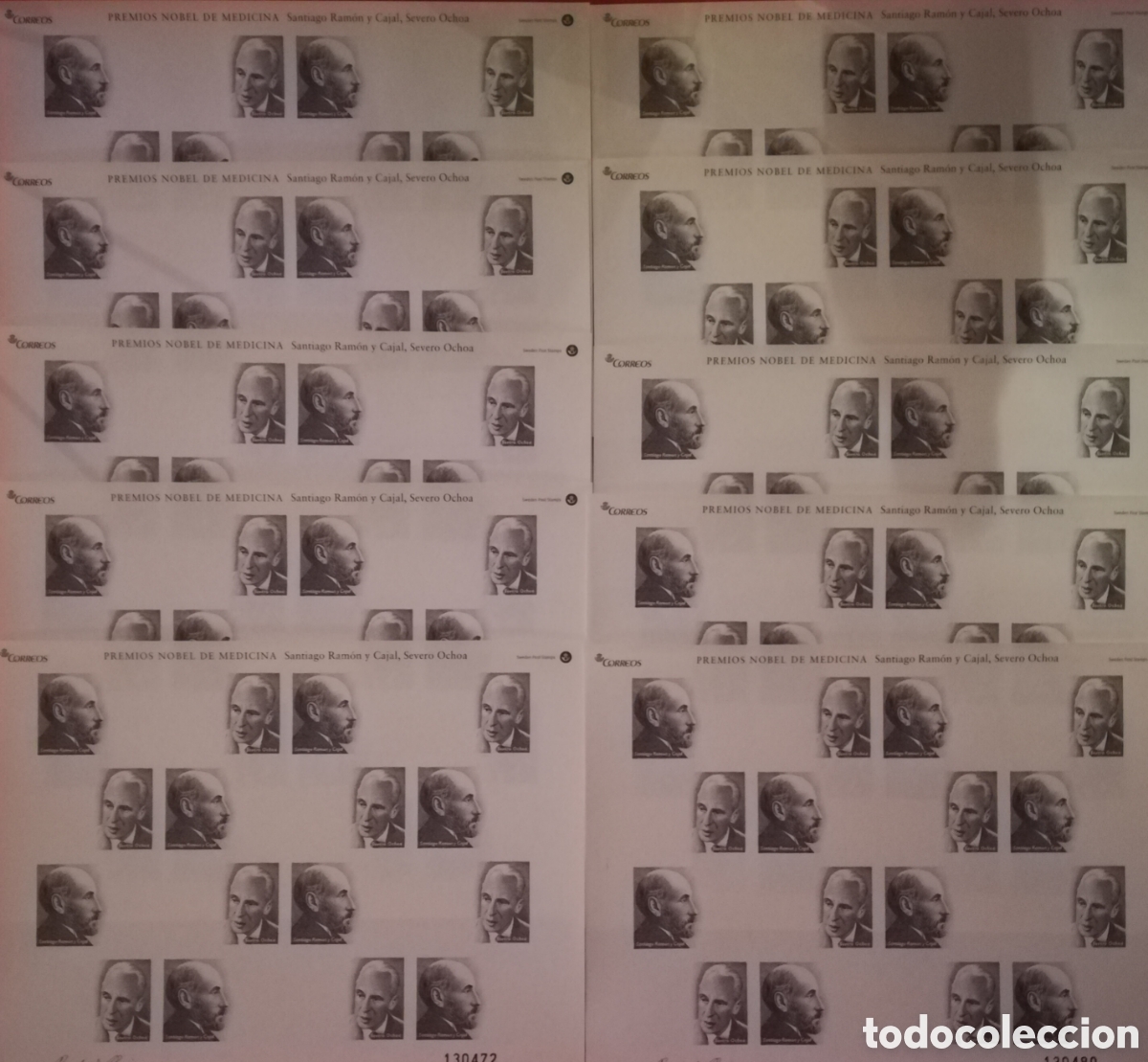 Sellos: 10 PRUEBAS PREMIO NOBEL MEDICINA