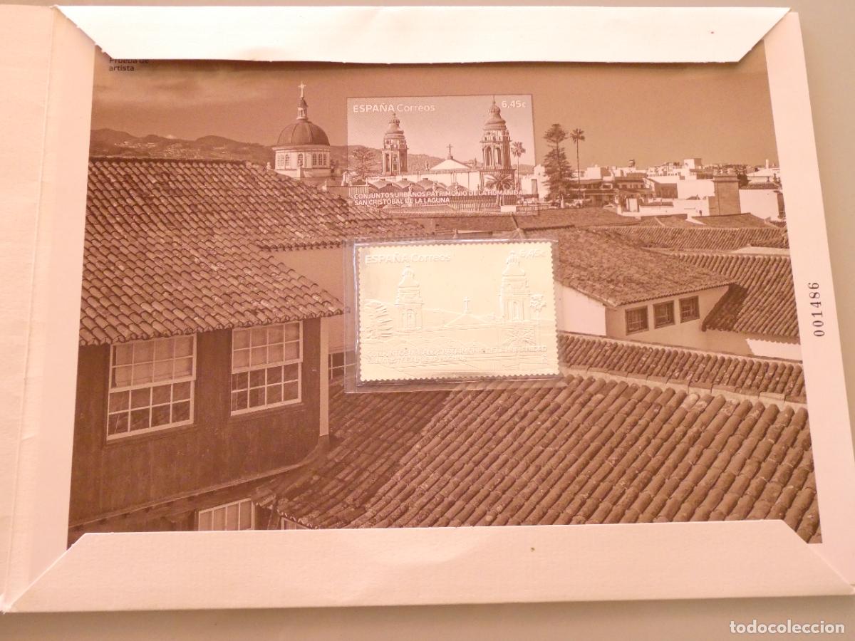 Timbres: SELLO FILAT&Eacute;LICO PRUEBA ARTISTA CONJUNTOS URBANOS SAN CRISTOBAL DE LA LAGUNA 6,45 EUROS