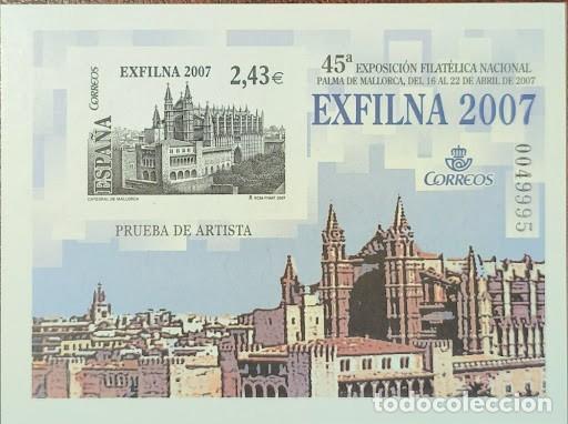 Sellos: Prueba de Artista Oficial Correos - EXFILNA 2007 (Palma de Mallorca / Catedral de Mallorca)