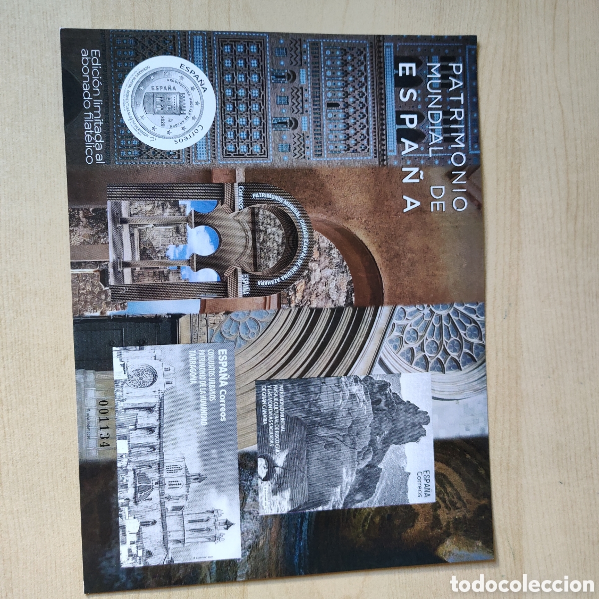 Sellos: Prueba calcogr&aacute;fica edici&oacute;n limitada 2020 Patrimonio Mundial