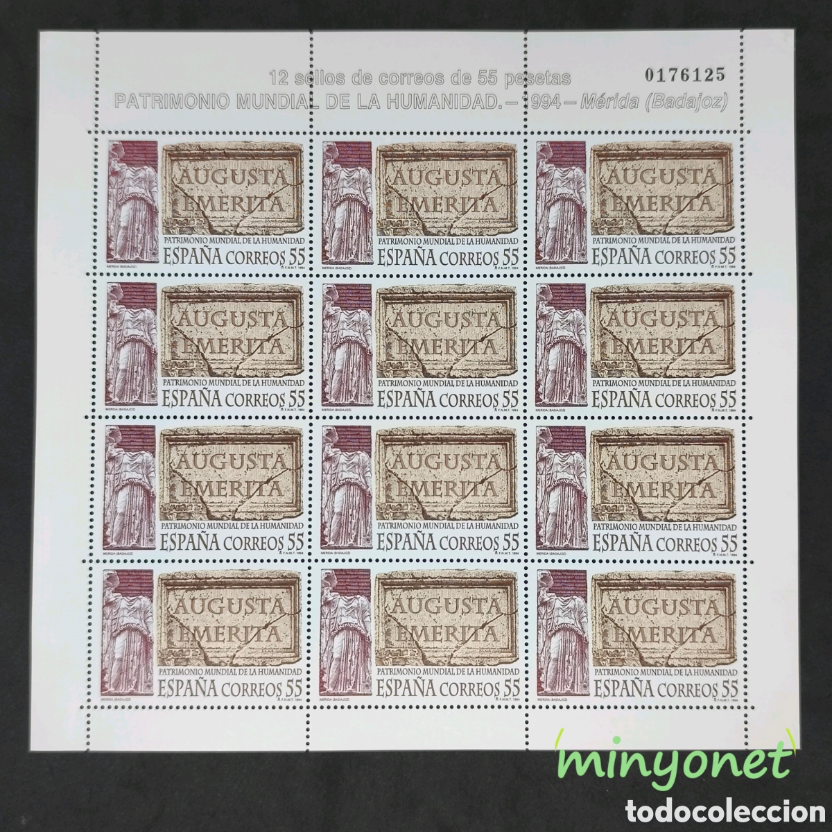 Sellos: Minipliego MP 47 de 1994 - Patrimonio Mundial de la Humanidad - M&eacute;rida