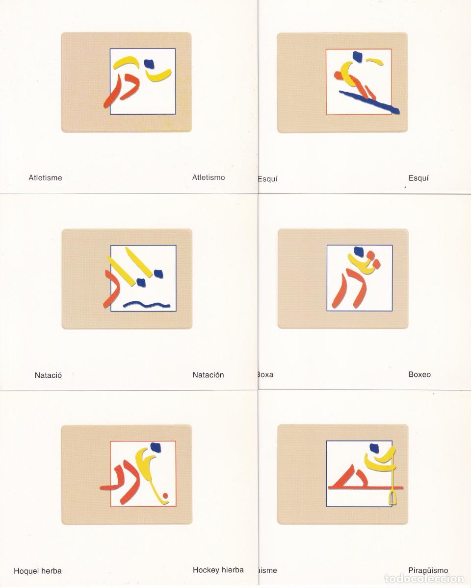 Selos: SERIE DE 9 PRUEBAS DE ARTISTA SELLOS OLIMPICOS DE BRONCE BARCELONA 92