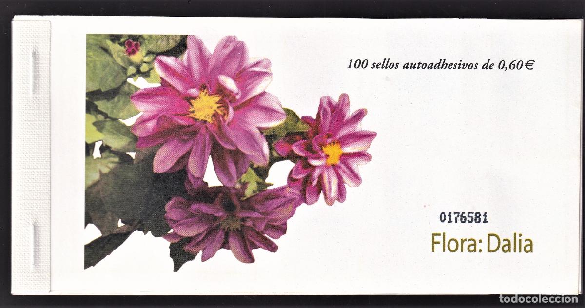 Selos: C24 Sellos Espa&ntilde;a, Carne de 100 sellos 2008 Dalia Valor de catalogo 180,00 euros a facial