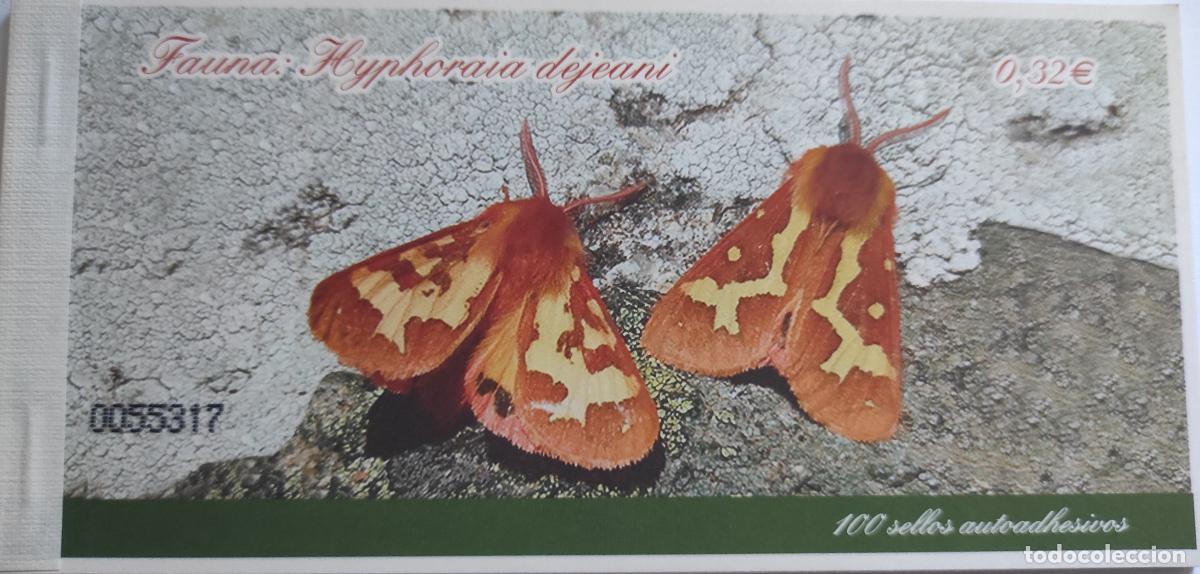 Selos: C29 Sellos Espa&ntilde;a, Carne de 100 sellos 2009 Mariposa Valor de catalogo 80,00 euros a facial