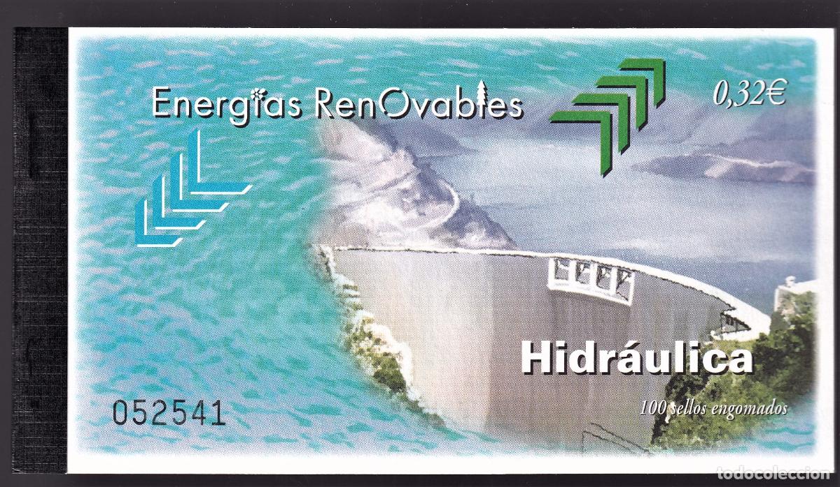Selos: C33 Sellos Espa&ntilde;a, Carne de 100 sellos 2009 Energia hidraulica Valor de catalogo 100,00 euros a faci
