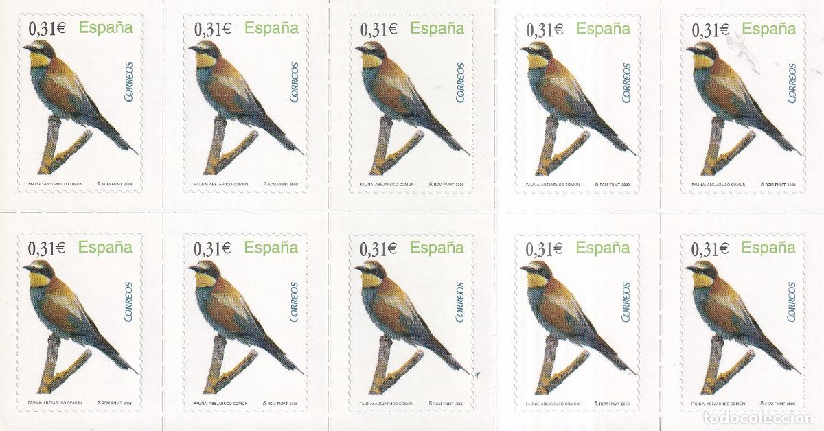 Briefmarken: H19 Hojita de 10 sellos procedente del carne a&ntilde;o 2008