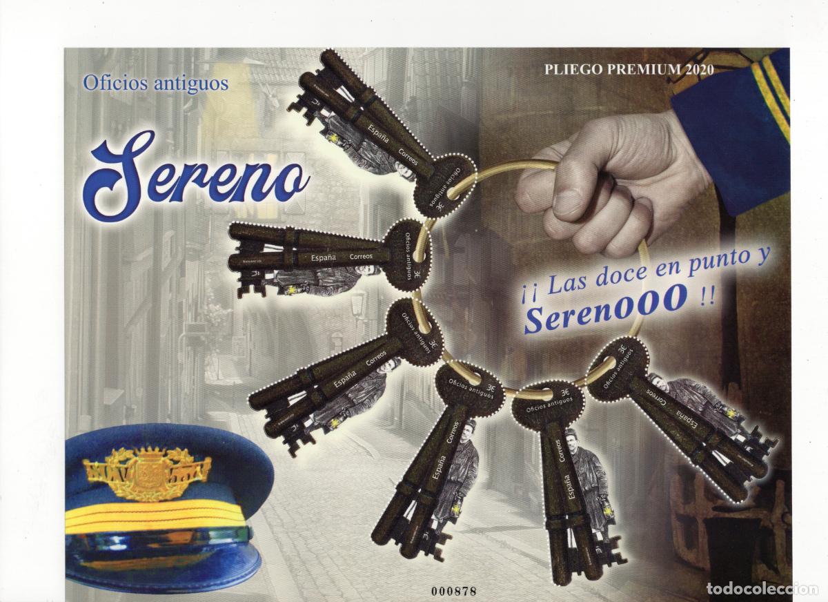 Briefmarken: PP99 Sellos Espa&ntilde;a bonito pliego premium a&ntilde;o 2020 Oficios antiguos sereno