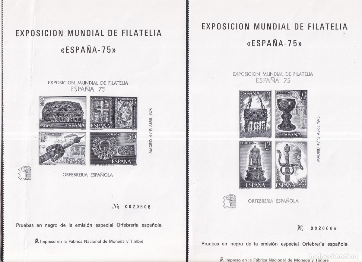 Briefmarken: Sellos Espa&ntilde;a Pruebas de Lujo n 1 / 2 en perfecto estado