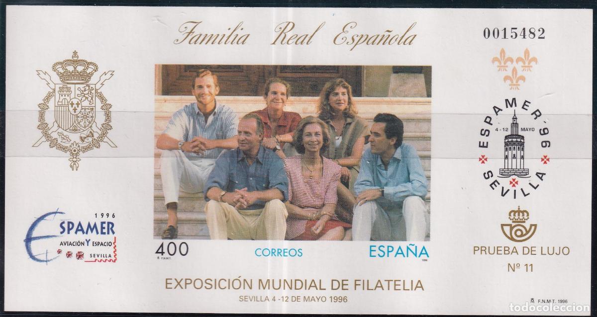 Briefmarken: Sellos Espaa Pruebas de Lujo n 58 en NUEVO perfecto estado