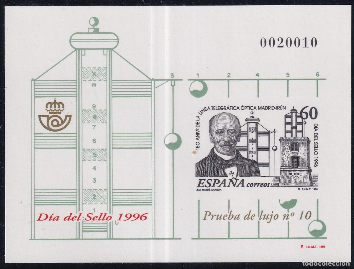 Briefmarken: Sellos Espaa Pruebas de Lujo n 57 en NUEVO perfecto estado
