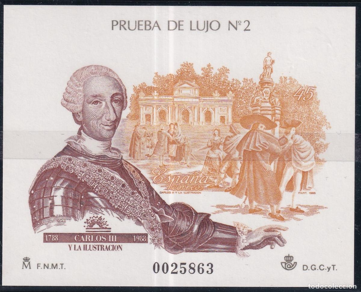 Briefmarken: Sellos Espa&ntilde;a Pruebas de Lujo n 17 en NUEVO perfecto estado