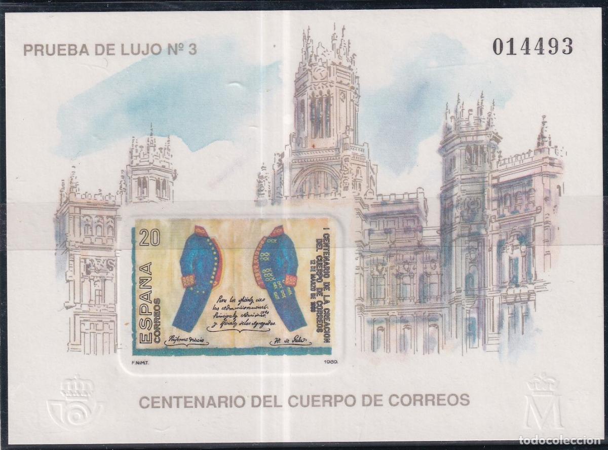 Briefmarken: Sellos Espa&ntilde;a Pruebas de Lujo n 18 en NUEVO perfecto estado
