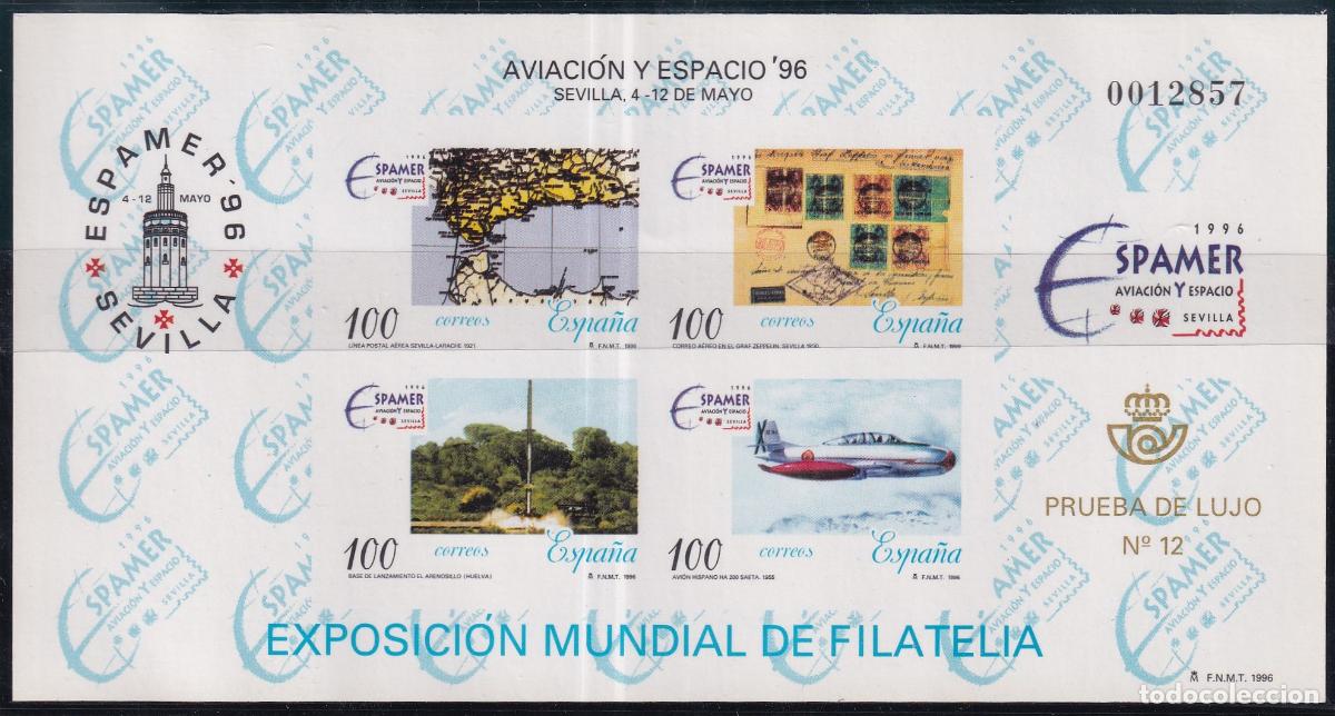 Briefmarken: Sellos Espa&ntilde;a Pruebas de Lujo n 59 en NUEVO perfecto estado