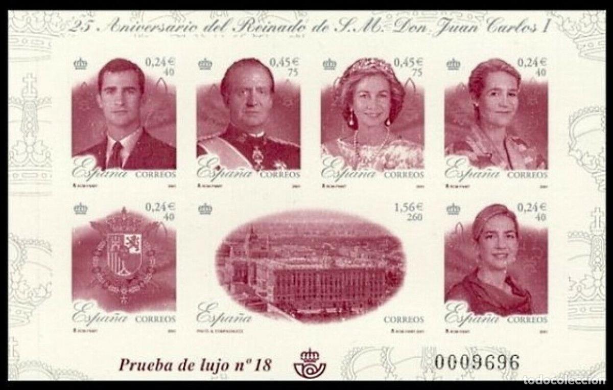 Briefmarken: Sellos Espa&ntilde;a Pruebas de Lujo n 76 en NUEVO perfecto estado