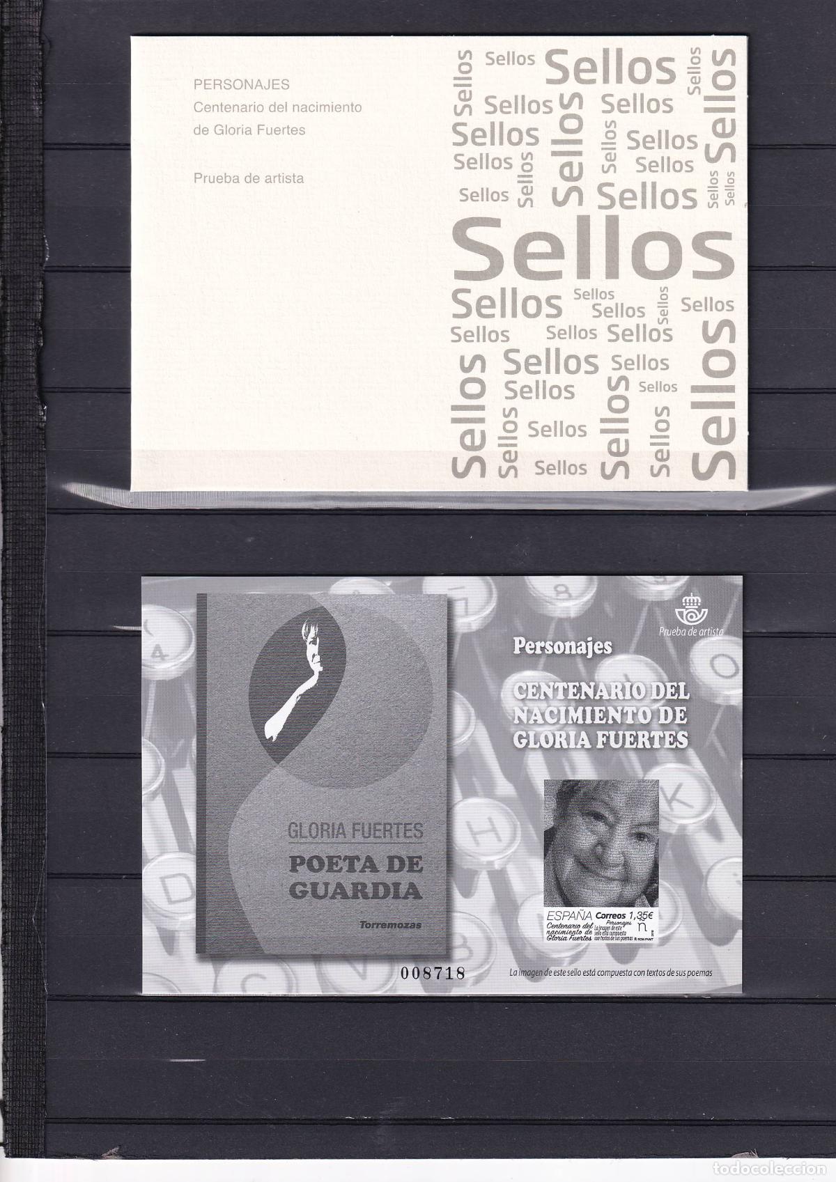 Stamps: Sellos Espa&ntilde;a Pruebas de Lujo n 138 con carpetilla en NUEVO perfecto estado