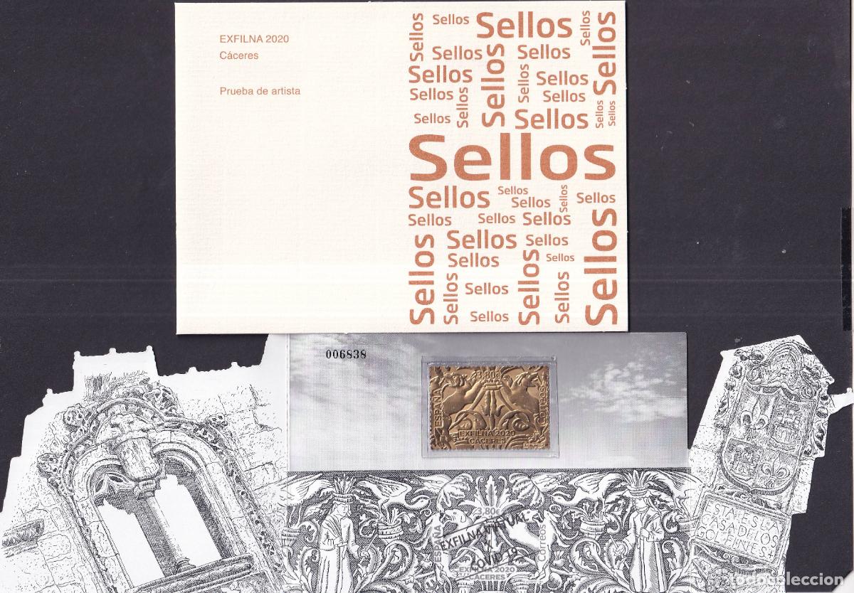 Stamps: Sellos Espa&ntilde;a Pruebas de Lujo n 151 con carpetilla en NUEVO perfecto estado