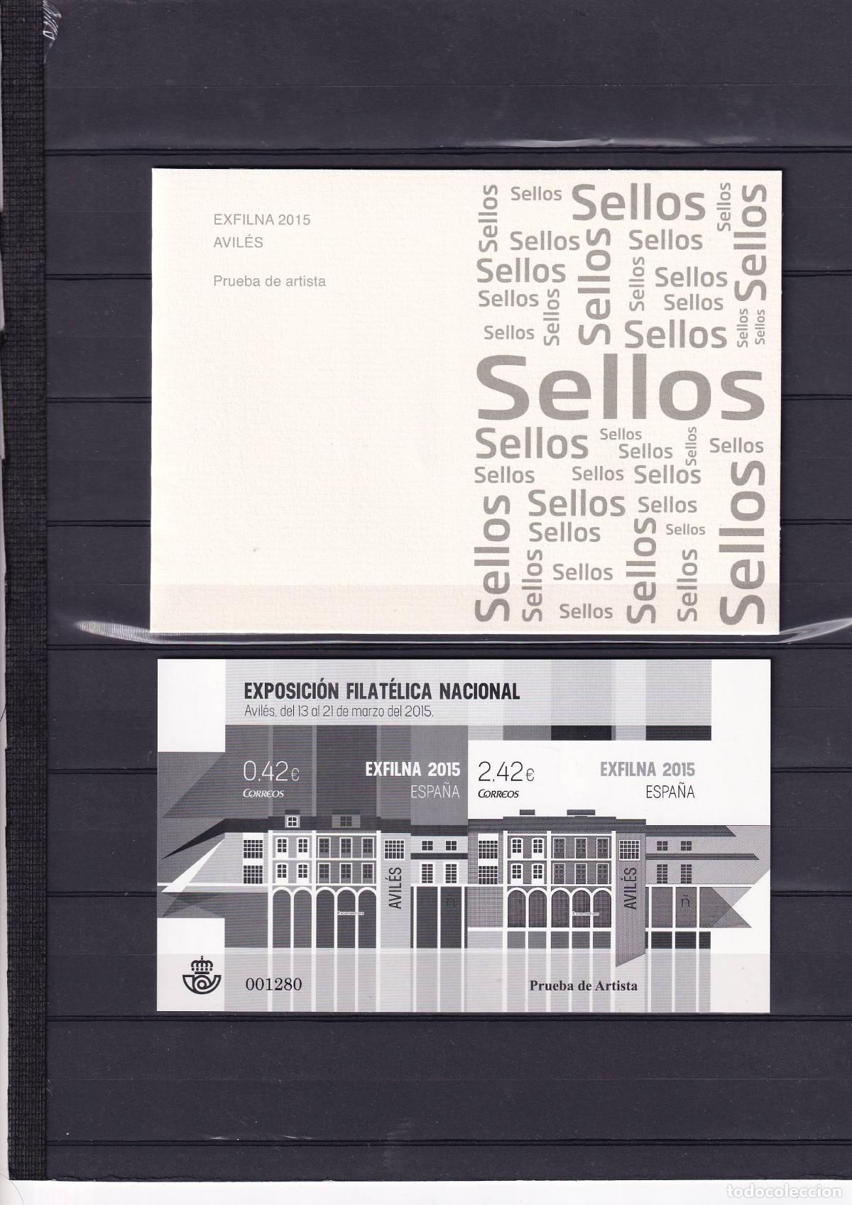 Briefmarken: Sellos Espa&ntilde;a Pruebas de Lujo n 121 con carpetilla en NUEVO perfecto estado
