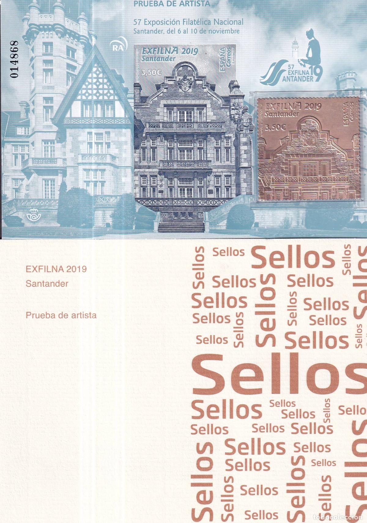 Briefmarken: Sellos Espa&ntilde;a Pruebas de Lujo n 145 con carpetilla en NUEVO perfecto estado