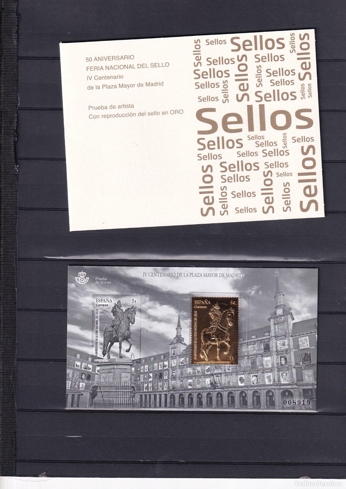 Briefmarken: Sellos Espa&ntilde;a Pruebas de Lujo n 137 con carpetilla en NUEVO perfecto estado