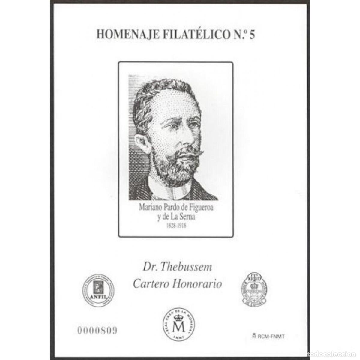 Briefmarken: Sellos Espa&ntilde;a a&ntilde;o 2009 Homenaje Filatelico n 5 Don Dr. Thebussem v.c. 75 &euro;