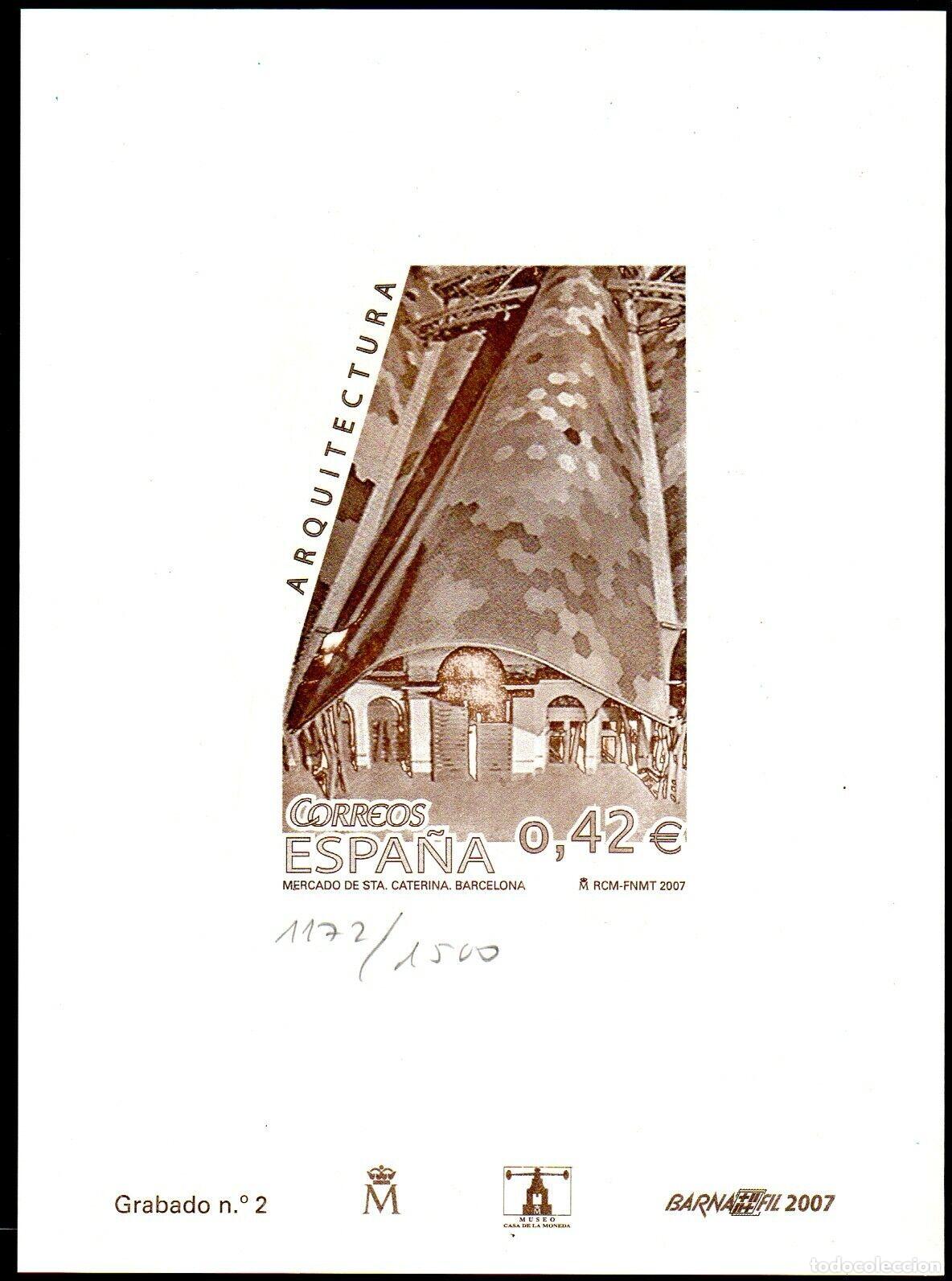 Briefmarken: Sellos Espa&ntilde;a a&ntilde;o 2010 Grabado Barnafil n 2 IMPECABLE