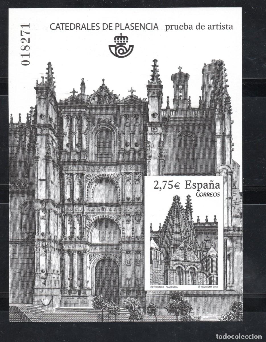 Briefmarken: PRUEBA DE LUJO 101** CATEDRAL DE PLASENCIA EN CARTERITA