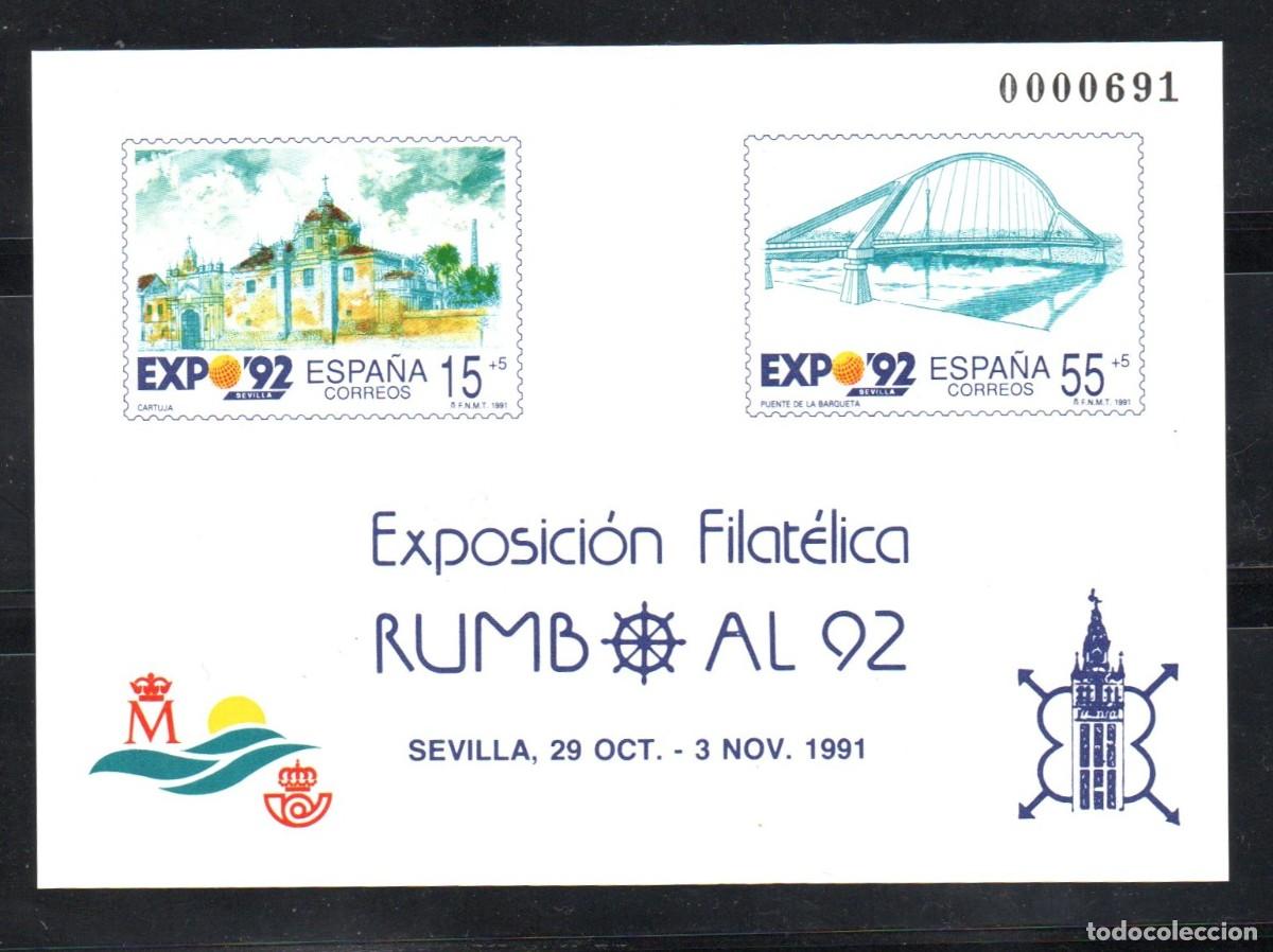 Briefmarken: PRUEBA DE LUJO N&ordm; 23 RUMBO AL 92 NUMERACION BAJA