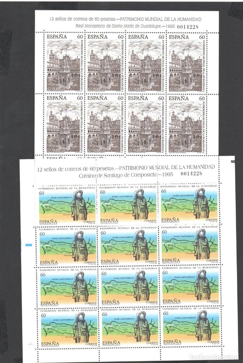 Briefmarken: MINIPLIEGOS N&ordm; 48 / 49** PATRIMONIO DE LA HUMANIDAD
