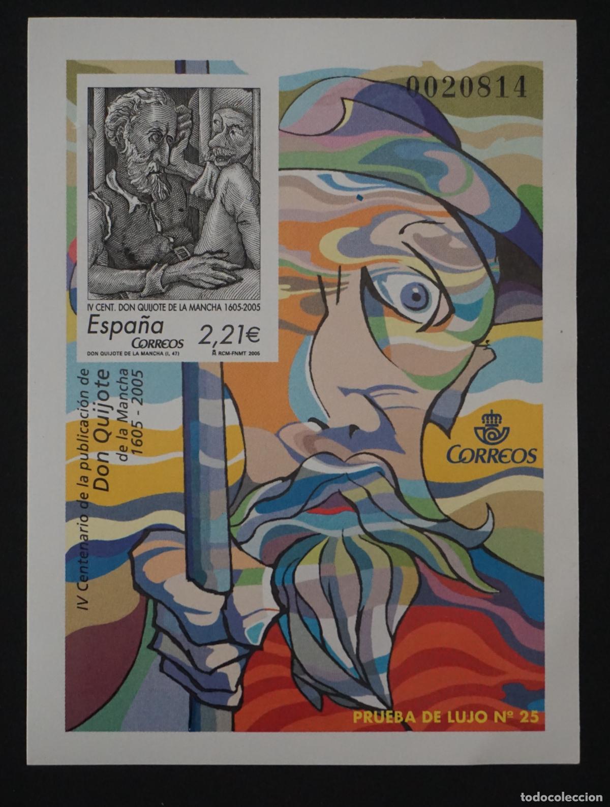 Briefmarken: Prueba oficial n&ordm; 89 Don Quijote