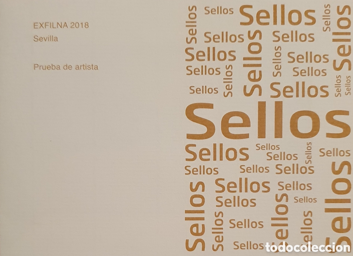 Briefmarken: Exfilns 2018 Sello reproducido en Oro Rosa