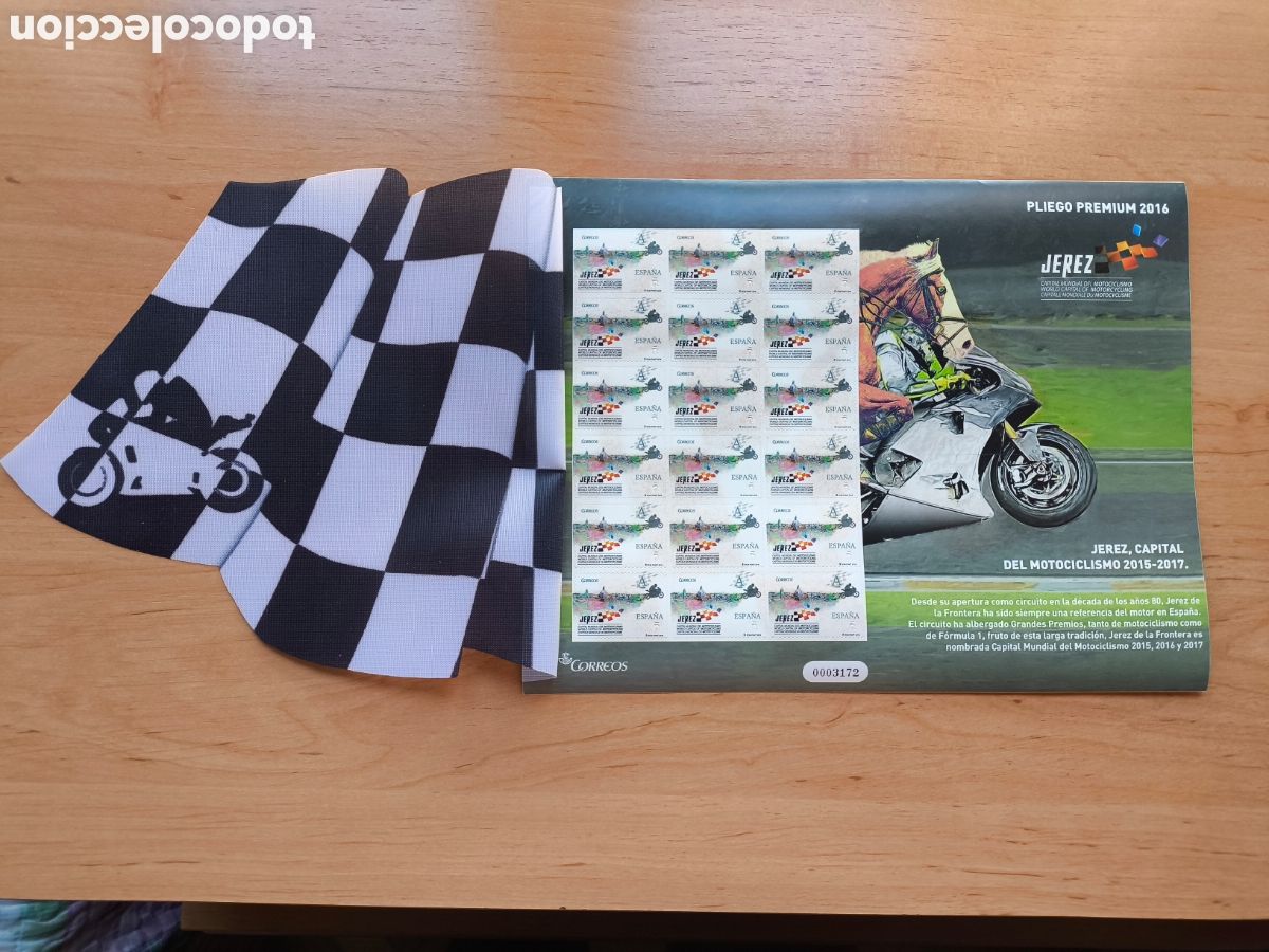 Sellos: Bonito pliego premium motociclismo jerez