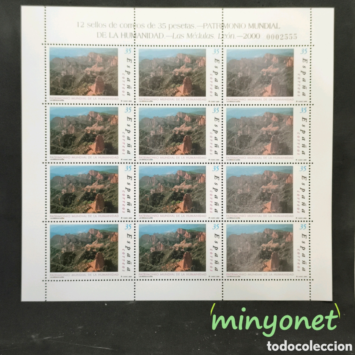 Sellos: Minipliego 70 - 3729 Patrimonio Mundial de la Humanidad 2000